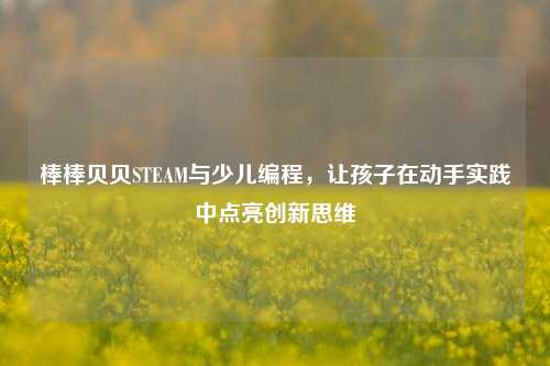 棒棒贝贝STEAM与少儿编程,让孩子在动手实践中点亮创新思维
