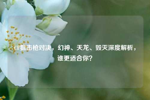 CF狙击枪对决，幻神、天龙、毁灭深度解析，谁更适合你？
