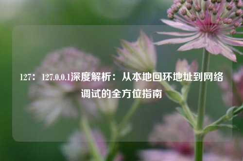 127：127.0.0.1深度解析：从本地回环地址到网络调试的全方位指南